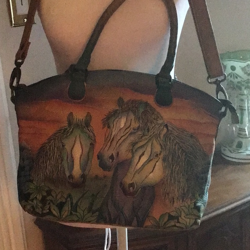 Anuschka purse w/horse design